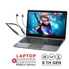 JANUS - Portatil I5 8259U 8GB SSD 256GB LCD 14 FULL HD Teclado Retroiluminado