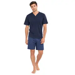 ROMANELLA - Pijama de Short para Hombre Cristian CC
