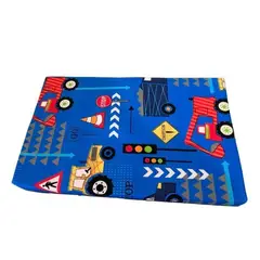 GENERICO - Colchoneta de corral para bebe 100x70x7cm bebes - azul