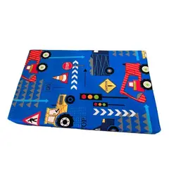 STALION - Colchoneta de corral para bebe 90x60x7cm bebes - Azul