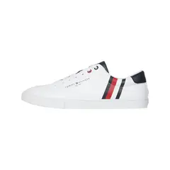 TOMMY HILFIGER - Tenis Blancos Modernos Con Logo Para Hombre