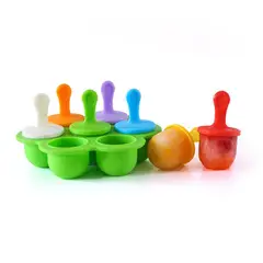 ENFANT'ASY - Molde de paletas en silicona para bebe Verde-