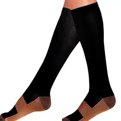 GENERICO - Media Rodilla Compresion Anti Varices Circulacion Unisex