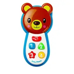 DAYOSHOP - Teléfono Celular Juguete Musical Oso Bebe Niños