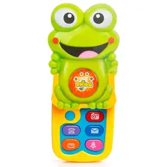 DAYOSHOP - Teléfono Celular Rana Juguete Luces Bebe Niños