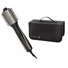 REMINGTON - Cepillo Secador de Cabello AS21A Negro + Estuche Portátil