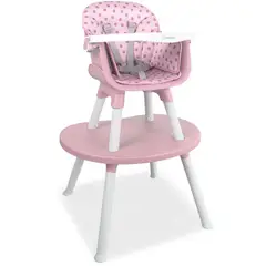 BEBESIT - Silla Comedor Bebe 3 En 1 Multifuncional Rosa