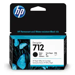 HP - Cartucho de Tinta DesingJet 712 Negro 38ml