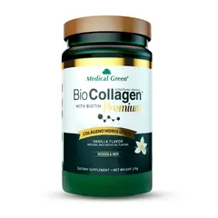 MEDICAL GREEN - Biocollagen Premium - Colageno Hidrolizado con Biotina
