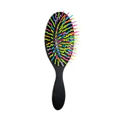 GENERICO - Cepillo Cojín Mágico Arco Iris Para Cabello Color Negro Strong Brushes