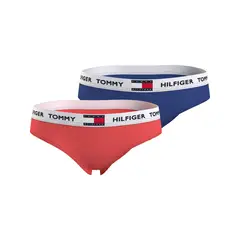 TOMMY HILFIGER - Pack De 2 Panties Tommy 85 Con Inscripción Niña Azul Hilfiger