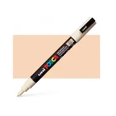 POSCA - Marcador Gráfico De Vinilo Punta Pc-3m Color Beige