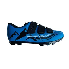PAATAL - ZAPATILLAS DE CICLISMO MTB PROFIT VELCRO FORTE AMARILLO NEON