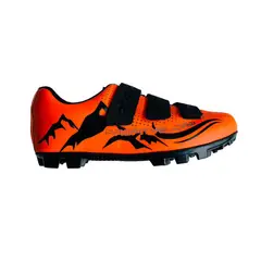 PAATAL - ZAPATILLAS DE CICLISMO MTB PROFIT VELCRO FORTE AMARILLO NEON