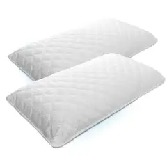 ENERGY PLUS - Set x 2 Almohadas largas Ultrasonido Fibra Silicon 50x90 cm