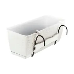 TUMATERA - Matera Balcón Ratolla 49 cm Blanco
