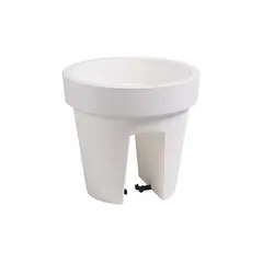 TUMATERA - Matera Balcón Lofly 25 cm Blanco