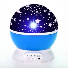 GENERICO - Lampara Estrellas Luna Proyector De Figuras Led Rgb