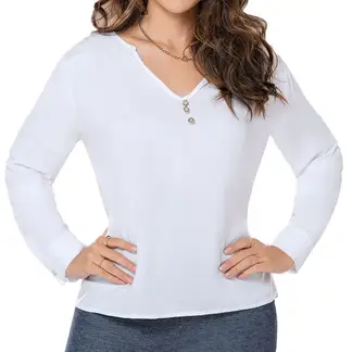 CROYDON - Blusa Denys Blanco para mujer