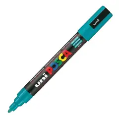 POSCA - Marcador Gráfico De Vinilo Pc-5m Verde Esmeralda
