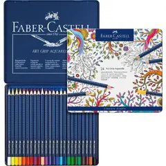 FABER CASTELL - Colores Acuareables X 24 L. Azul