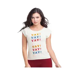 FORMAS INTIMAS - Camisa Pijama Para Mujer Marfil FI