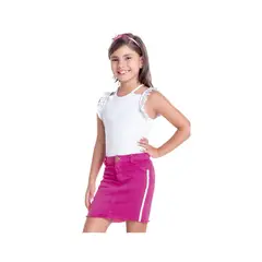 MARKETING PERSONAL - Falda Para Niña Fucsia MP