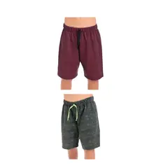 MARKETING PERSONAL - Bermuda Para Niño Verde/Vinotinto MP