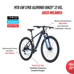 GW - Bicicleta Todoterreno Lynx Rin 29 M