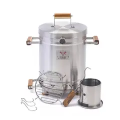 STEAK AND BEER - Barril Asador Mediano Premium 68 cm X 40 cm