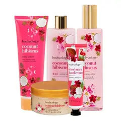 BODYCOLOGY - Combo Coconut Hibiscus 5 piezas