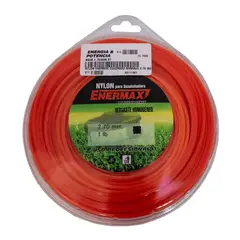 ENERMAX - Nylon guadaña cuadrado 2.7 mm x 60 mts - blister
