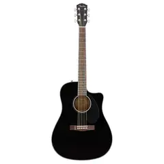 FENDER - GUITARRA ELECTROACUSTICA CON CUERDAS DE ACERO CD-60SCCE NEGRA.