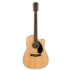 FENDER - GUITARRA ELECTROACUSTICA CUERDAS DE ACERO CD-60SCD NATURAL.