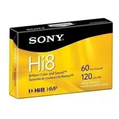 SONY - Hi8 Cinta Hi8 De Particulas Metalicas 1 X 120 Min P612