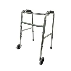 TME - Caminador Plegable en Aluminio con Dos Ruedas TME912
