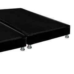 COLCHONES FANTASIA - Base Cama Plus Negro Sencillo Fantasía