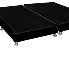 COLCHONES FANTASIA - Base Cama Plus Negro Doble Fantasía