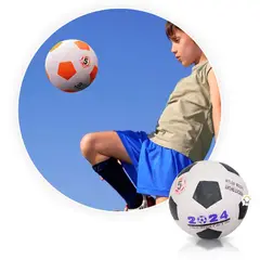 COMPRALOENCASA COM - Balón fútbol n°5 juguete blanco deporte recreativo js2202