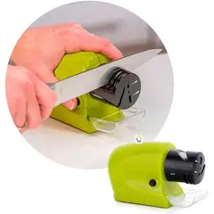 COMPRALOENCASA COM - Afilador eléctrico de cuchillos tijeras portátil multifuncional dy521