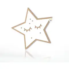 COMPRALOENCASA COM - Espejo acrílico decorativo marco madera niños jk180