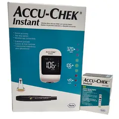 ROCHE - KIT GLUCOMETRO ACCU CHECK INSTANT MAS 50 TIRAS 50 LANCETAS