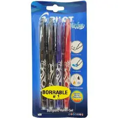 PILOT - Boligrafo Frixion Borrable Blister X 4 Uds.