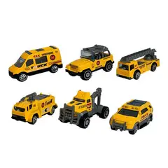 DAYOSHOP - Colección Carros Linea Amarilla Construcción Juguete Demetal
