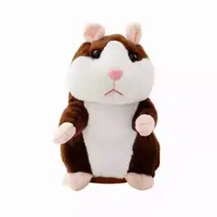 DAYOSHOP - Juguete Peluche Hamster Habla Repite Lo Que Dices