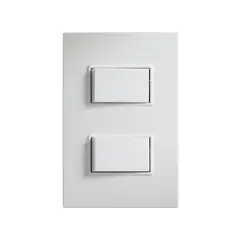 SIMON - Interruptor Doble Conmutable Blanco