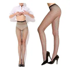 COMPRALOENCASA COM - Medias Malla Red Pantimedias Mujer Sexy Moda Lencería Negra RF 657