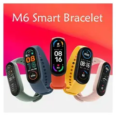 GENERICO - Smartband M6 SmartWatch Bluetooth Azul Oscuro