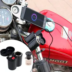 COMPRALOENCASA COM - Cargador moto celular 2 en 1 usb 12v encendedor cd3016