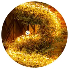 COMPRALOENCASA COM - Luz línea cascada micro led 400 luces 200 cm navidad 1580